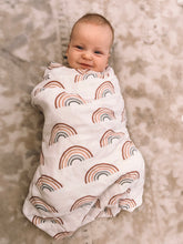 Load image into Gallery viewer, Organic Swaddle - Over the Rainbow
