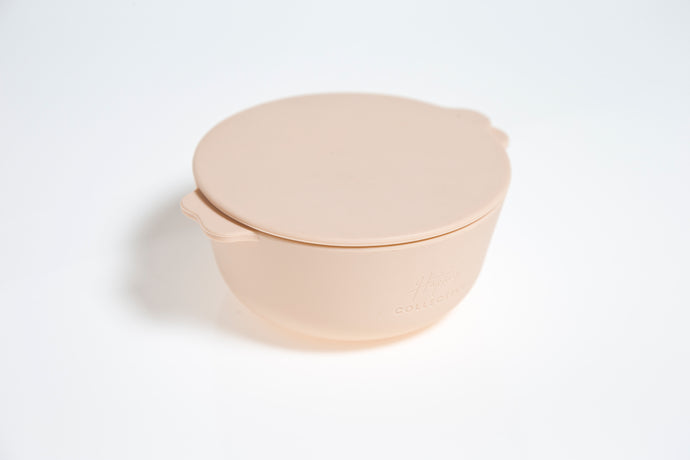 Silicone Bowl with Lid (Wheat Field)